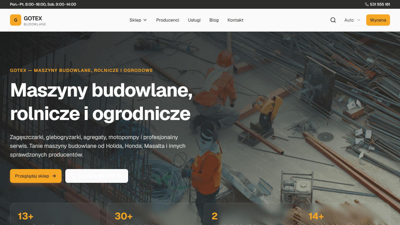 Gotex Budowlane — Sklep i serwis